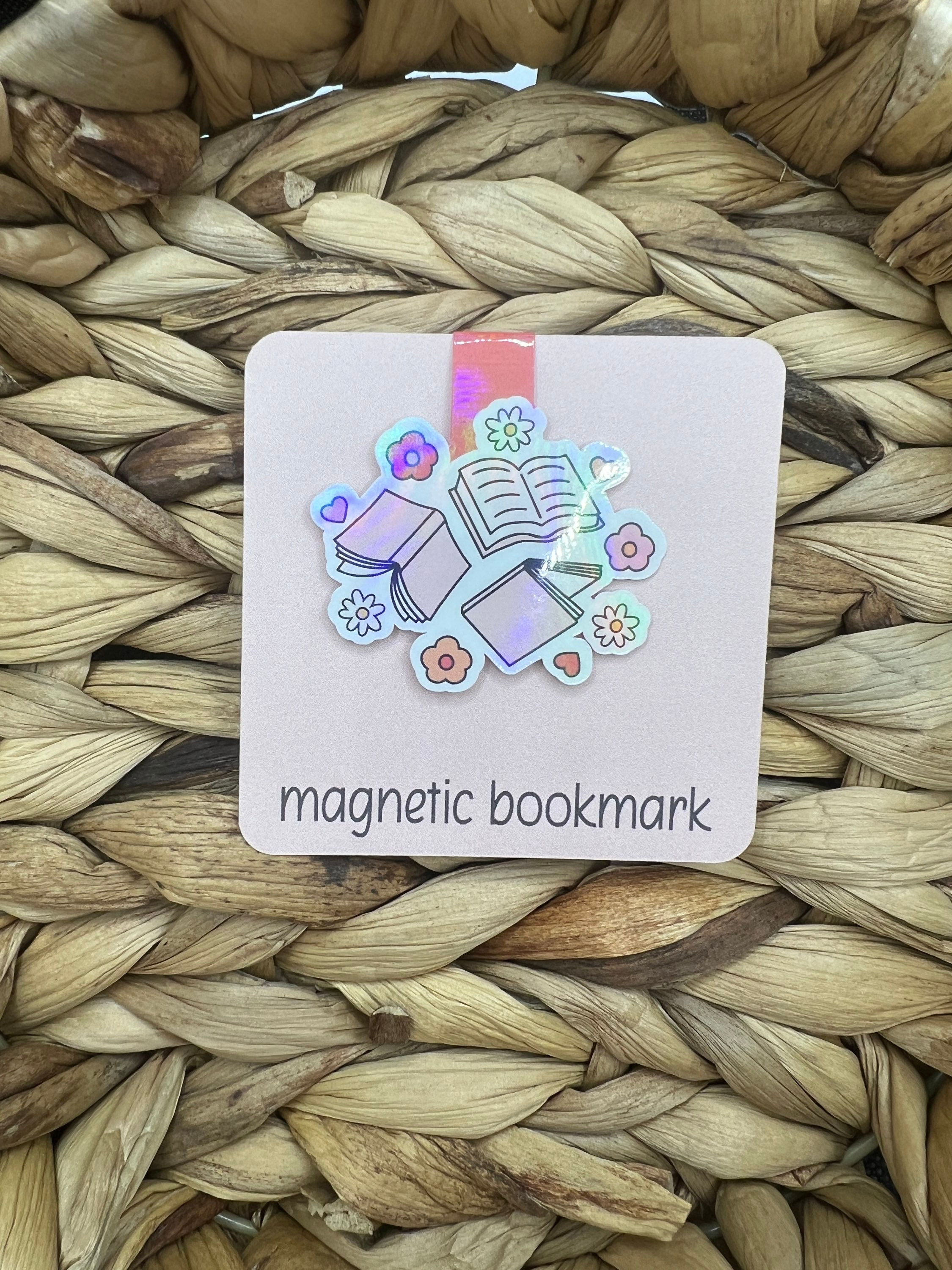 Booked Up Magnetic Bookmark 