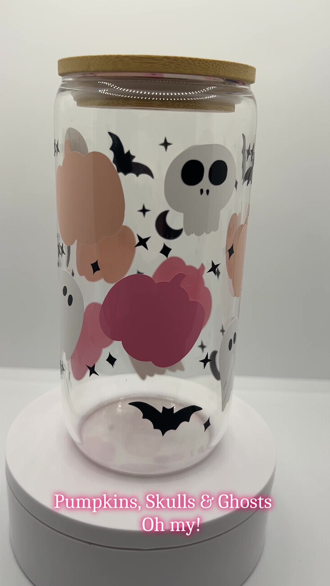 Pumpkins, Ghosts& Bats Girlie Cup