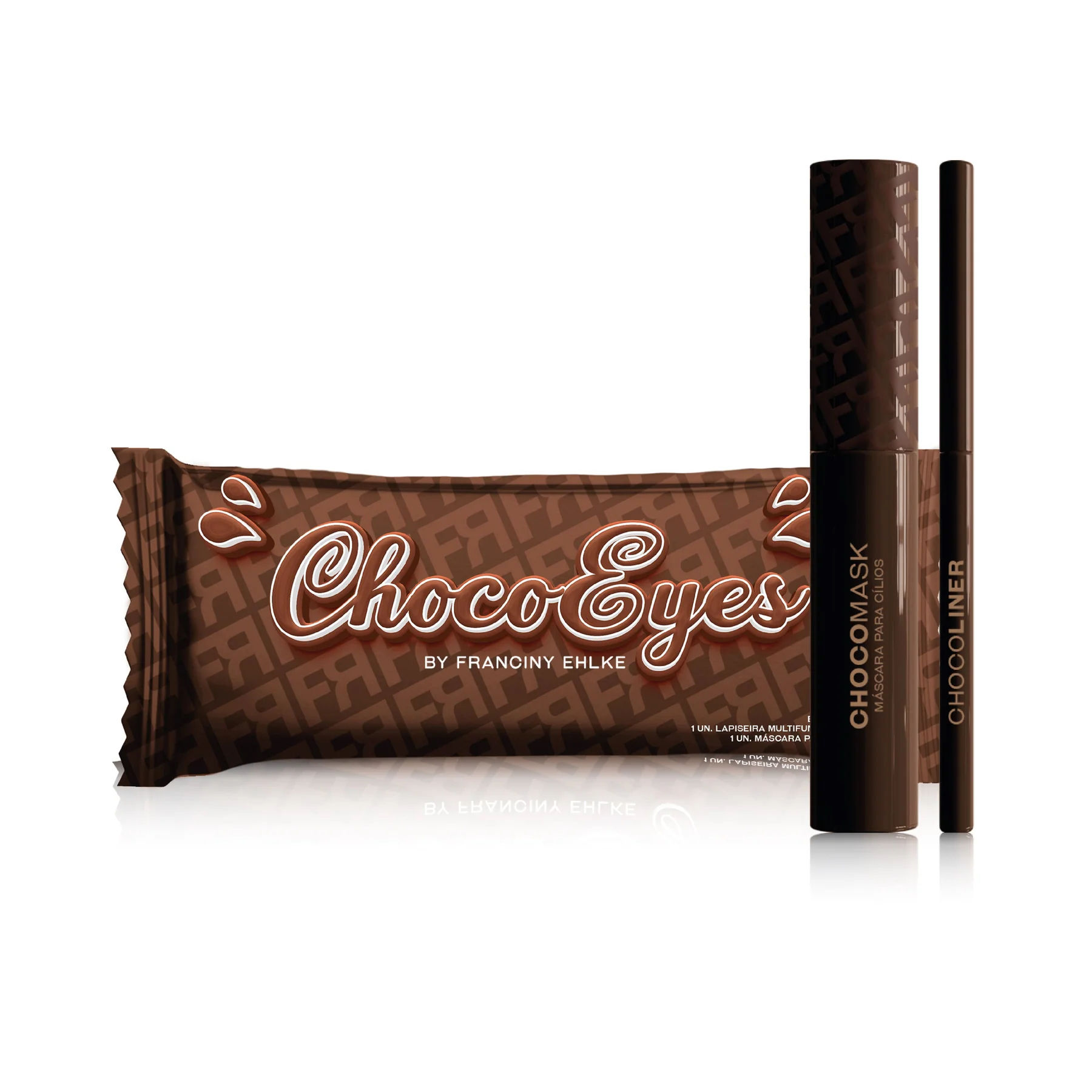 CHOCOEYES MÁSCARA CILIOS MARROM E LÁPIS MULTIFUNCIONAL