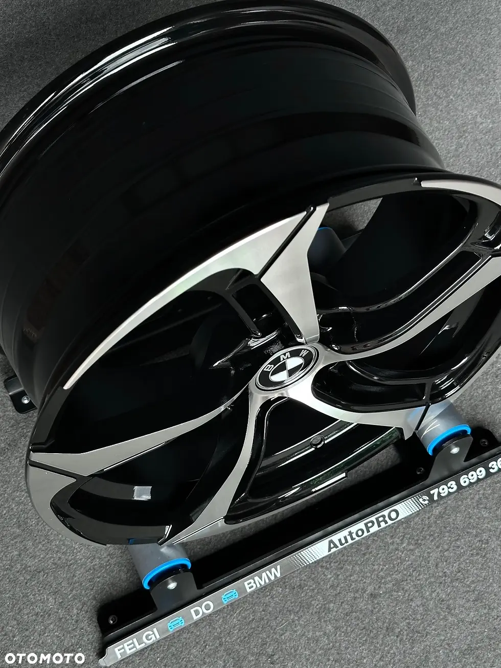 Miniatura: NOWE Felgi do BMW 17"  5X120 Czarny połysk Polerowany front