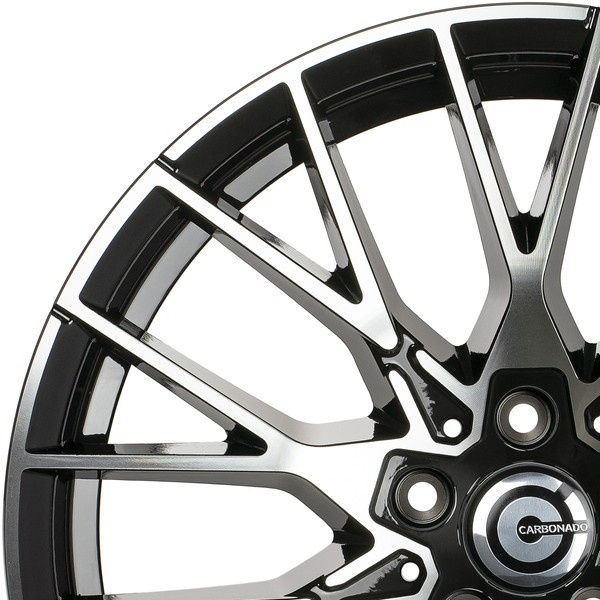 Miniatura: NOWE Felgi do BMW 18"  5X120 Czarny połysk polerowany front Illusion BFP