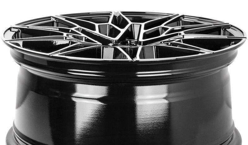 Miniatura: NOWE Felgi do BMW 18"  5X120 Czarny połysk polerowany front Solid BFP