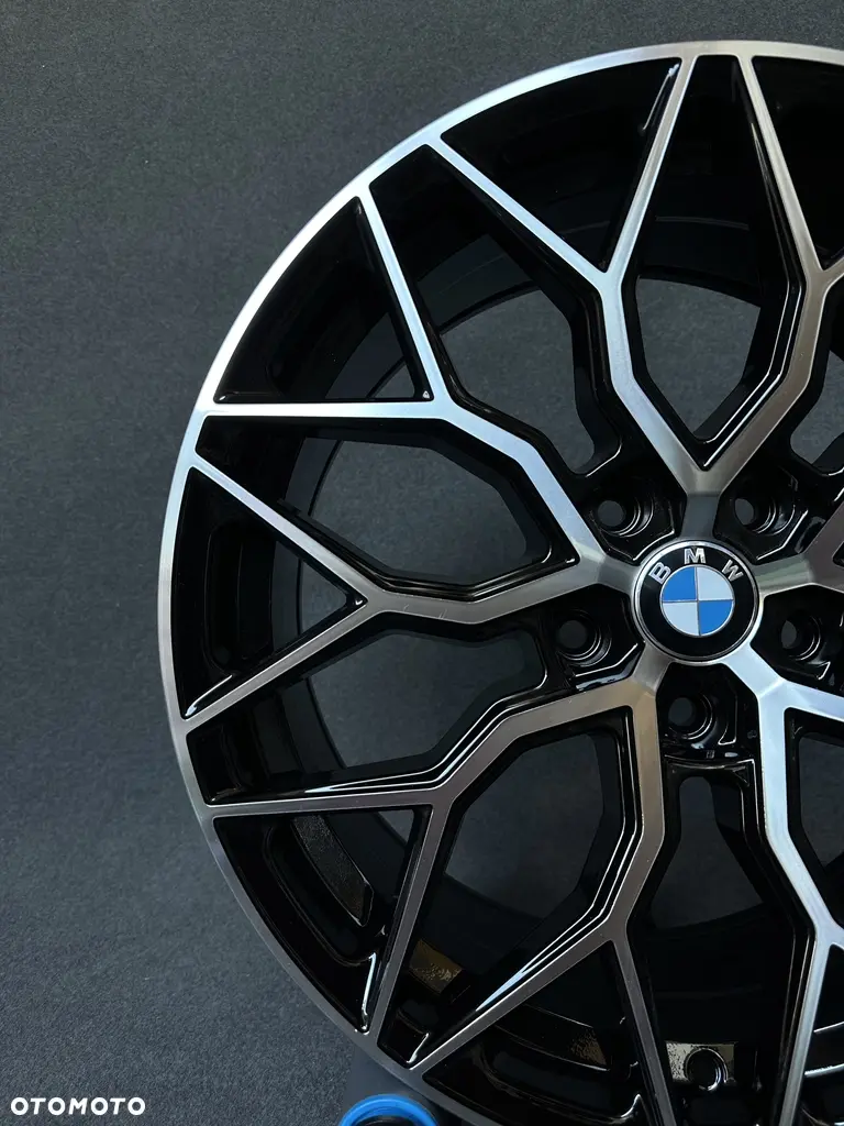 Miniatura: NOWE Felgi do BMW 19" 5x120 Czarny połysk Polerowany front