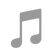 Grey iTunes Icon