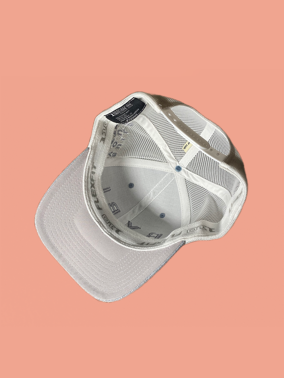 Thumbnail: BYBL FLEXFIT 110 MELANGE SILVER/WHITE WIDE LOGO