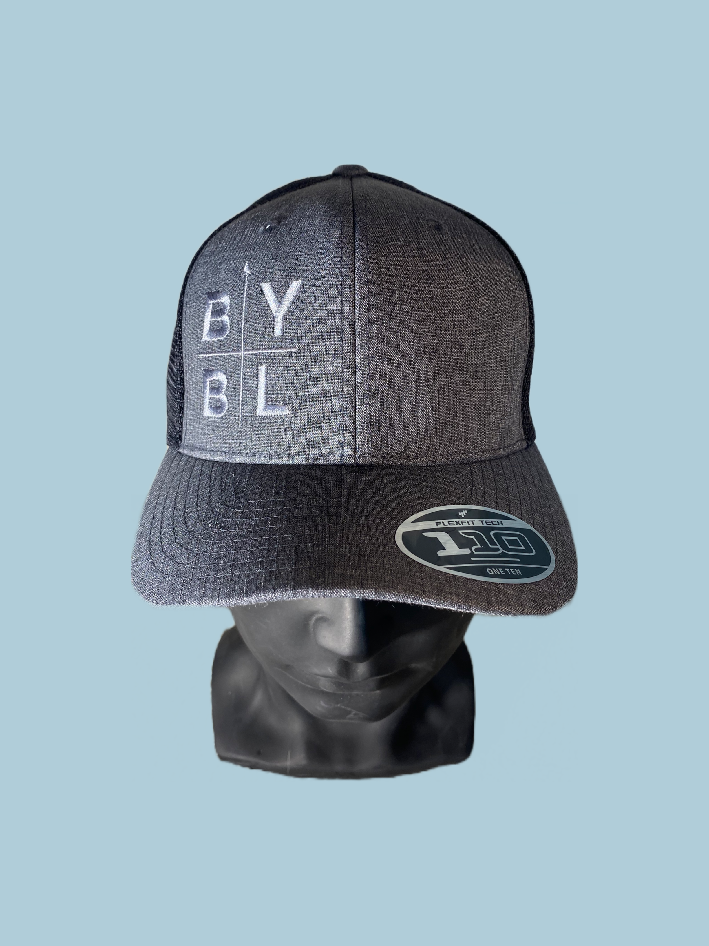BYBL FLEXFIT 110 MELANGE CHARCOAL/BLACK