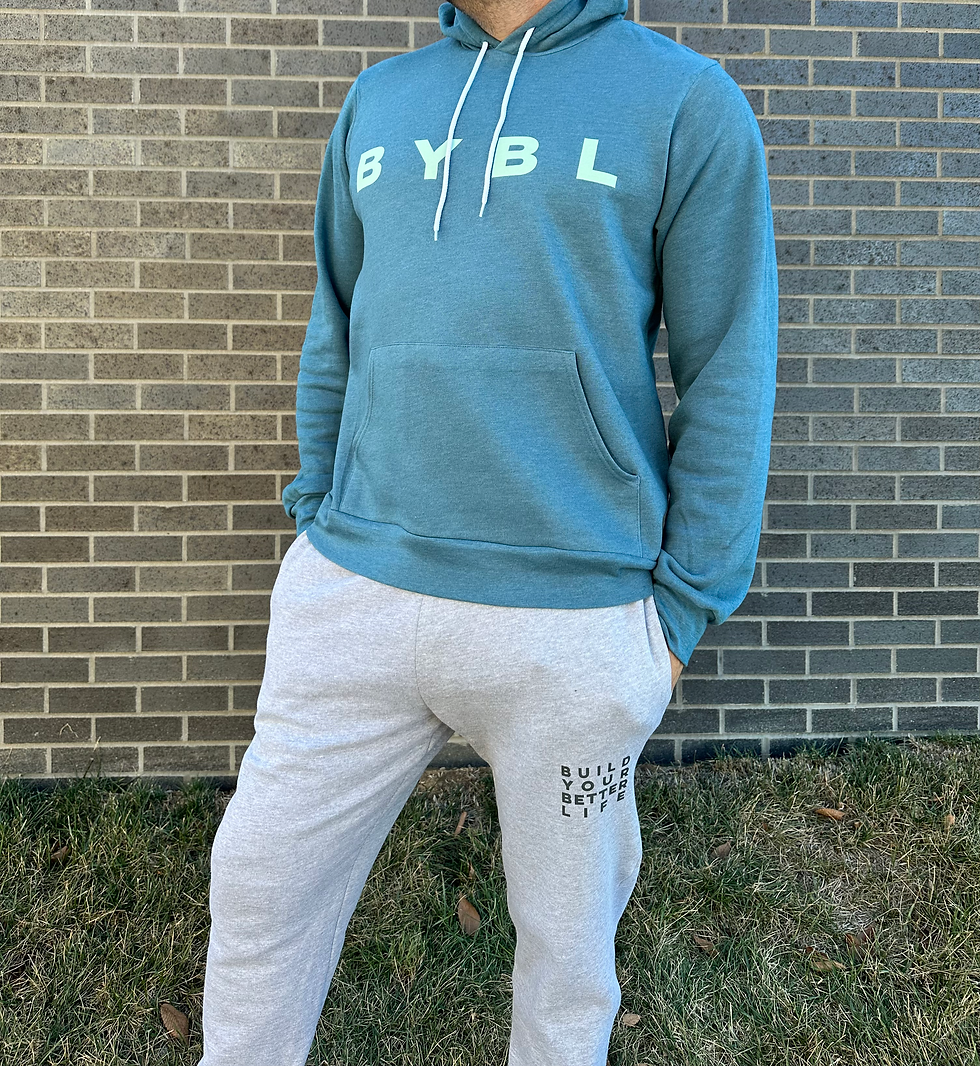 Thumbnail: BYBL UNISEX JOGGER SWEATPANTS ATHLETIC HEATHER