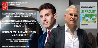 Conférence-débat d'Alexandre Del Valle ce mercredi 22 janvier au Centre Bruno Lussato