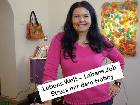 Sandra Nuspl im Beitrag "Der Stress mit dem Hobby".