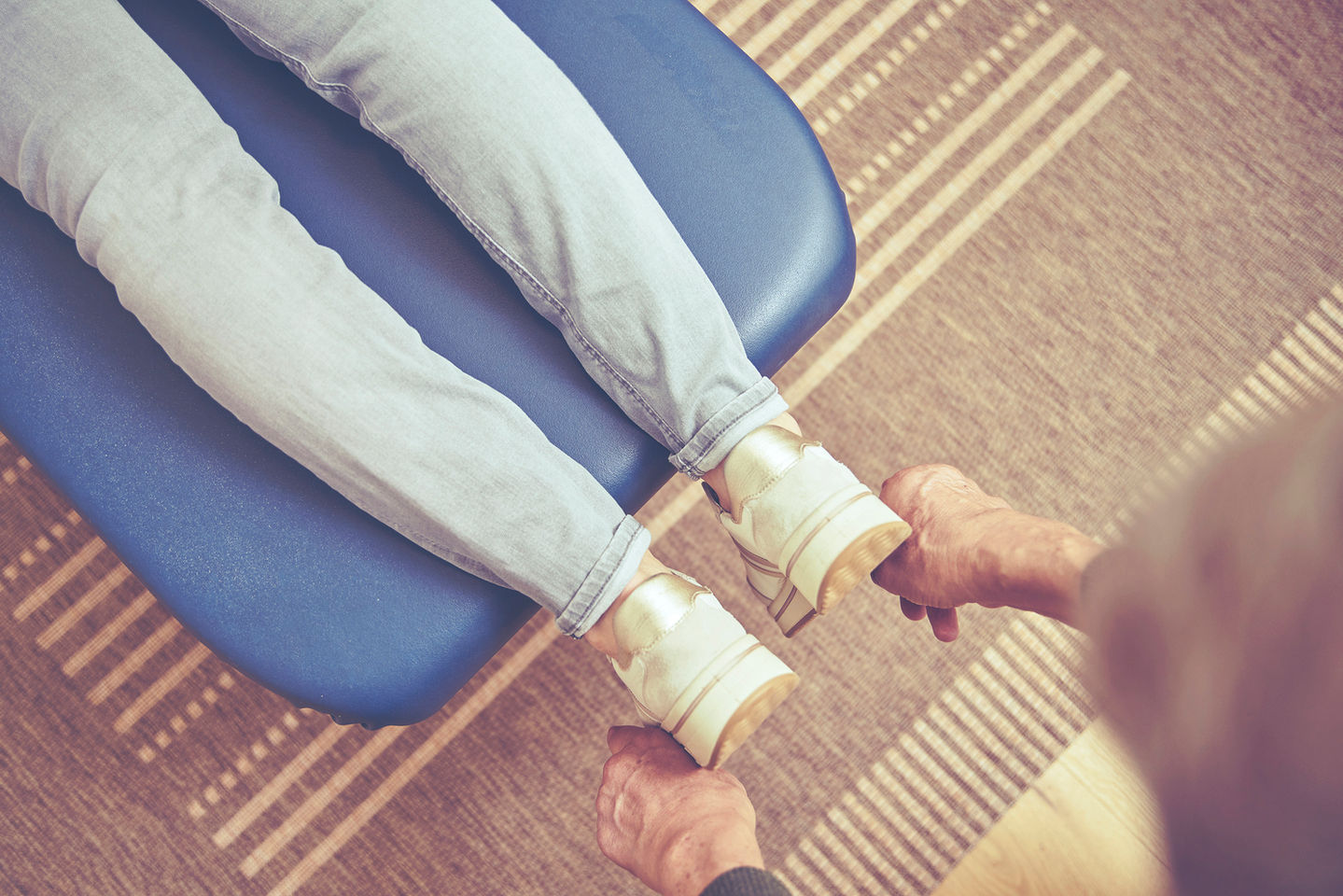 Beinlängentest vor der Behandlung