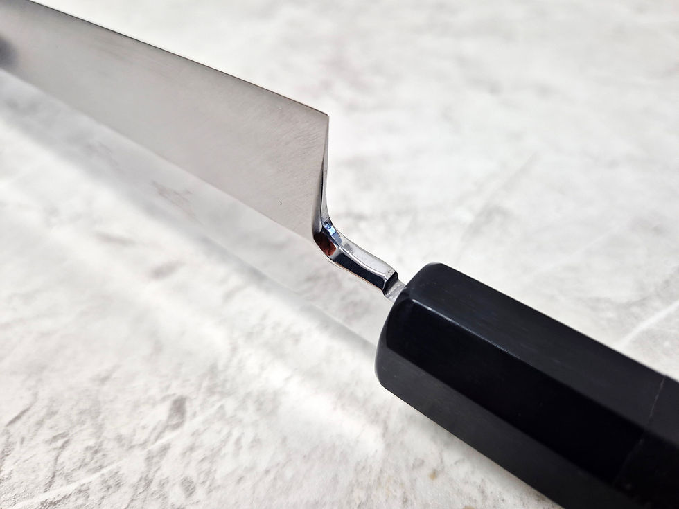 Thumbnail: Koho White #3 Steel Abura Honyaki Kiritsuke Yanagiba 330mm Wave Hamon