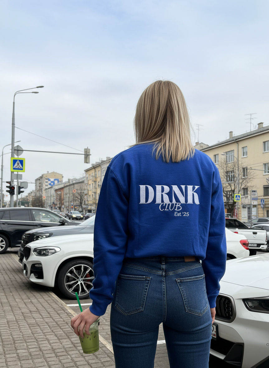 Unisex DRNK Matcha merch sweater Durban streetwear