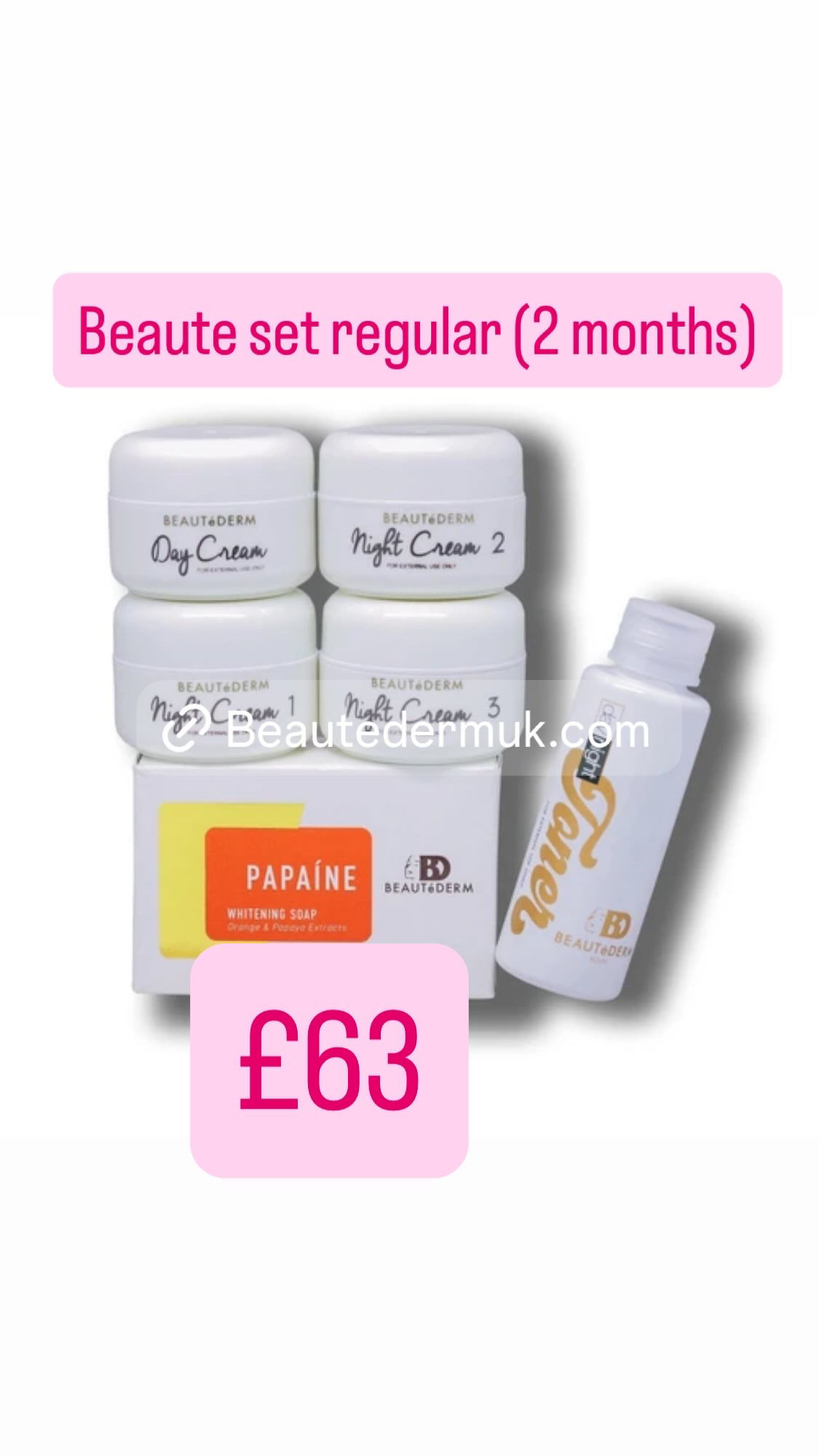Beaute Regular set (good for 2 months)