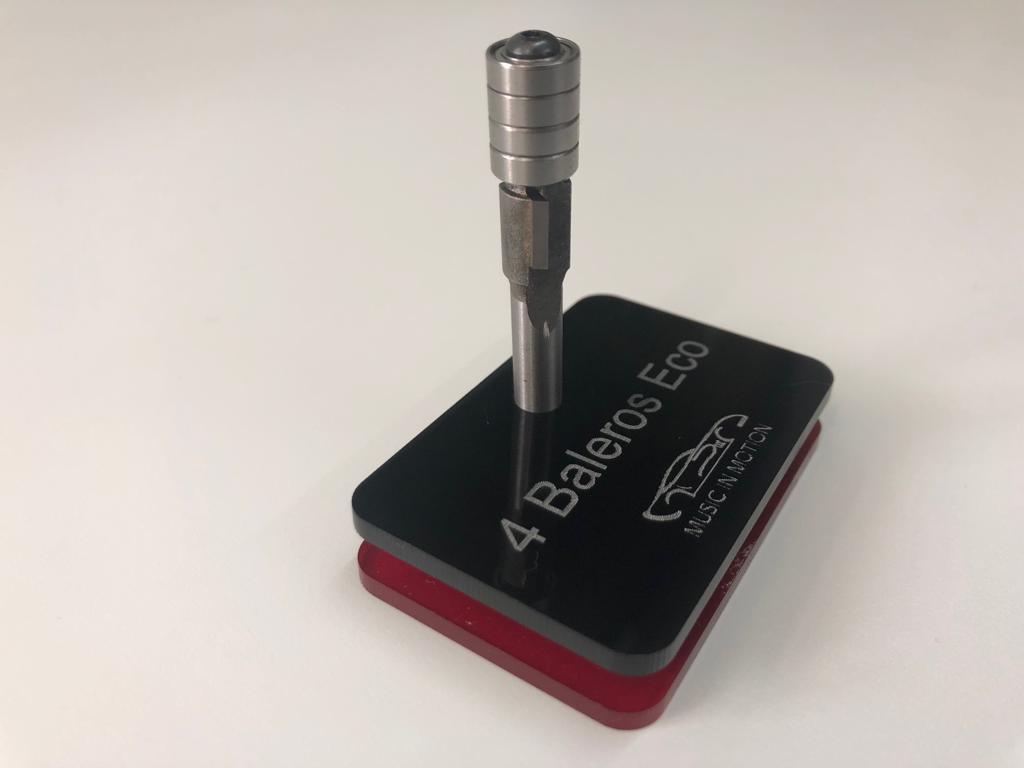 Recta 3/8" 4 baleros ECO