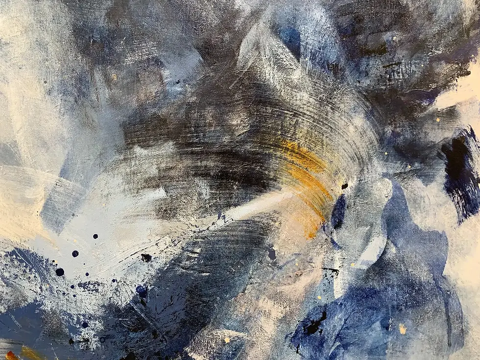 Thumbnail: Éclat de l'évidence abstrait poétique vue détails couleurs textures  Mariclair Plante