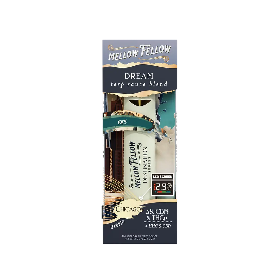 Mellow Fellow - Disposable - 2ML - Terp Sauce - Dream Blend - GG5