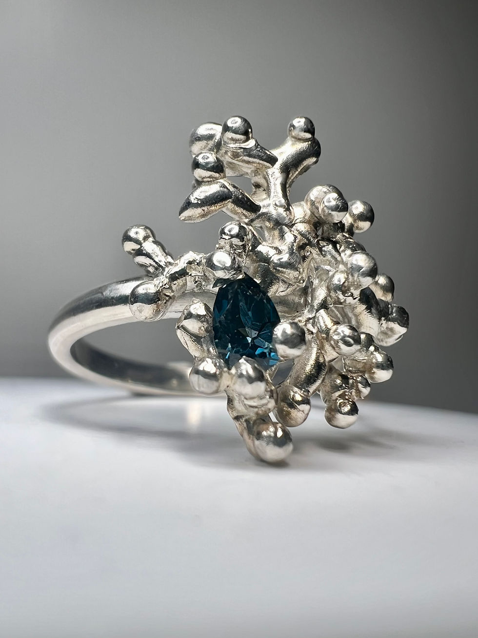 Thumbnail: Topaz Reef Ring ~ Size N ~