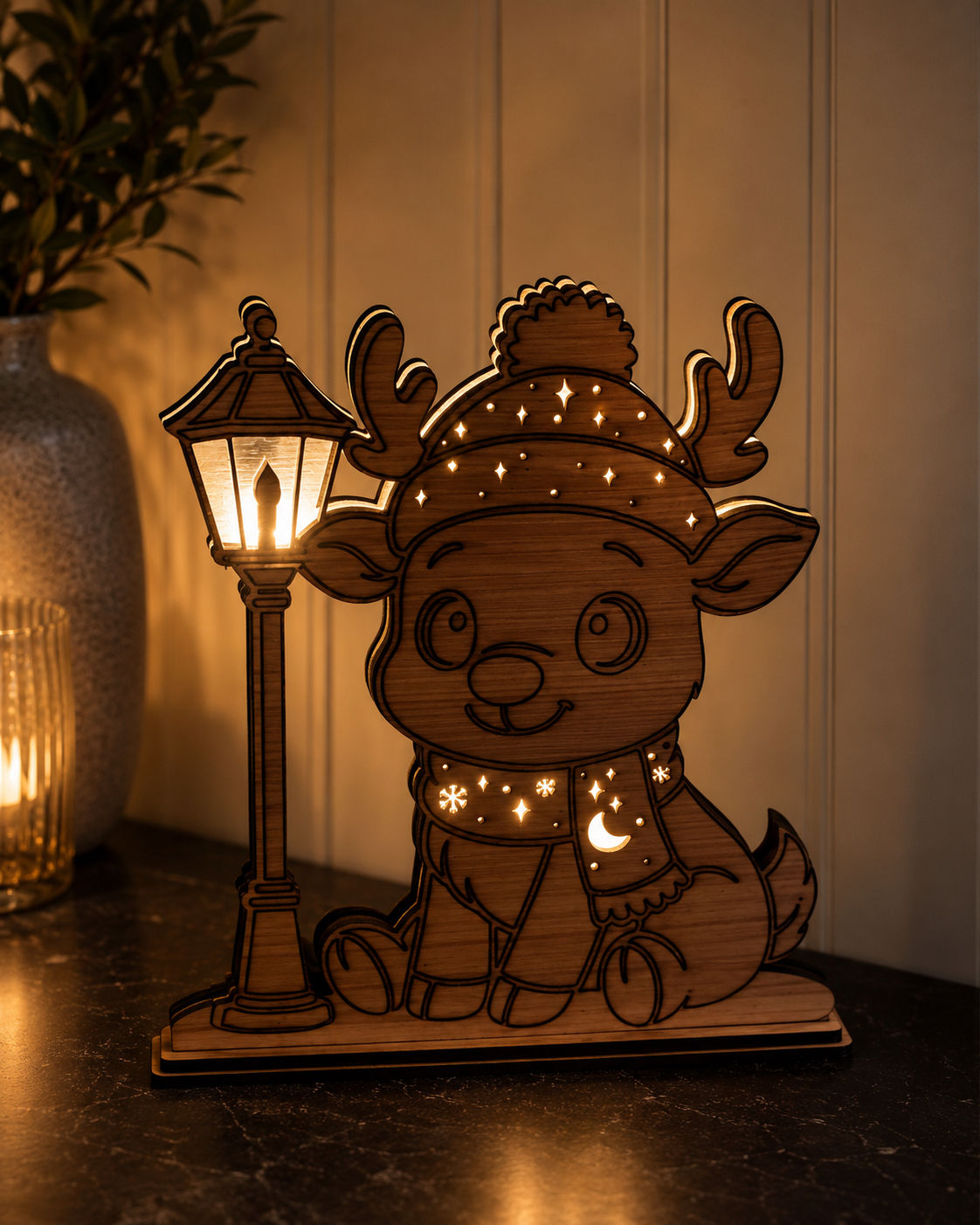 Reindeer night light