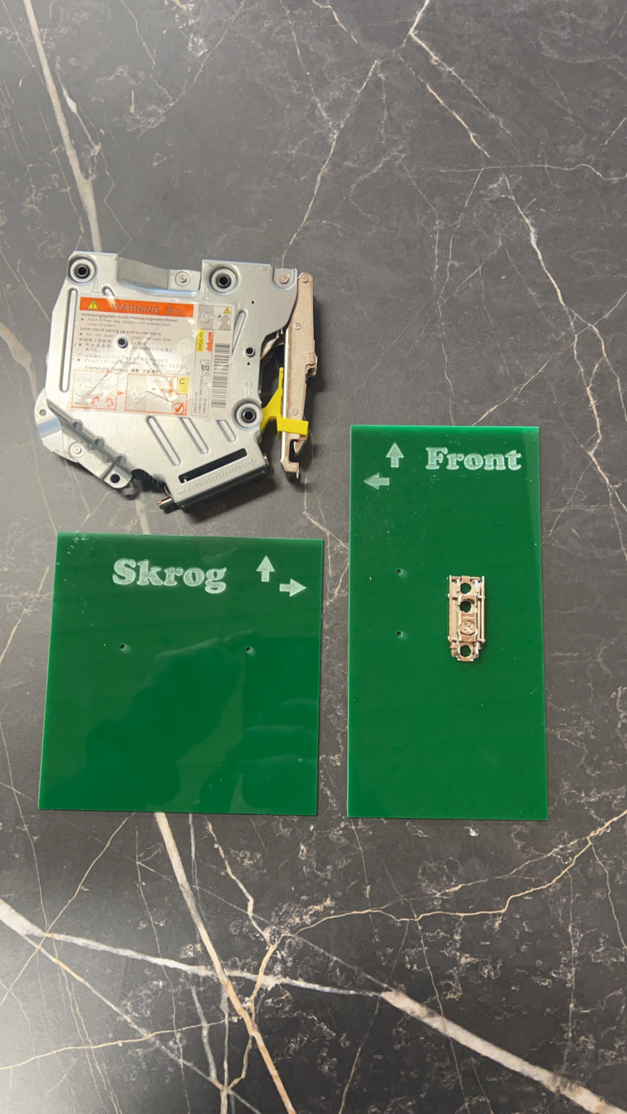 Monteringsmal aventos hk