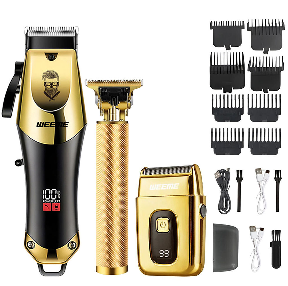 Thumbnail: T9 Vintage Men's Electric Hair Clipper Beard Trimmer/Rechargeable Hair Cutting M