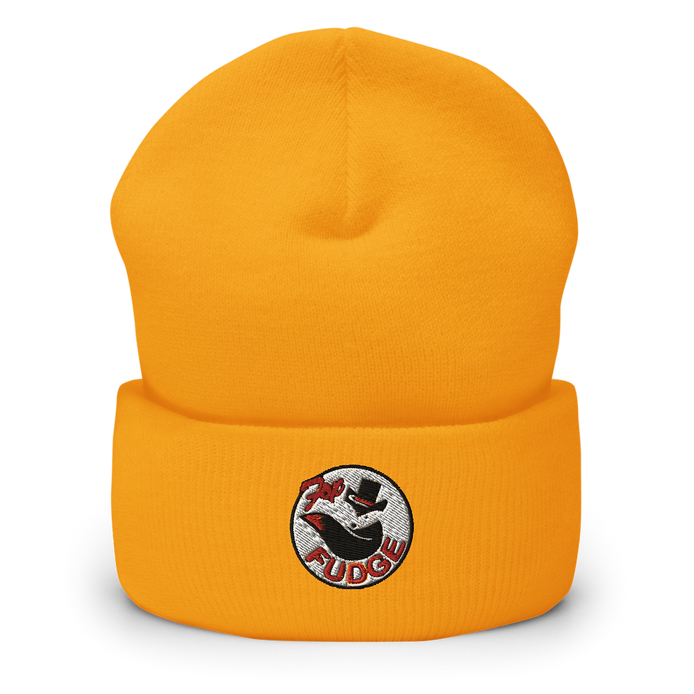 Thumbnail: Fox Fudge Custom Embroidered Cuffed Beanie