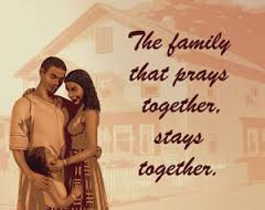 A PRAYING FAMILY