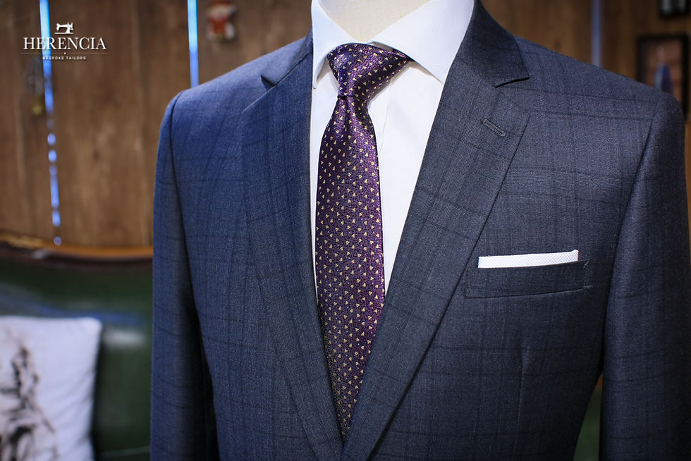Marzoni Charcoal Glen Check Suit