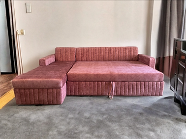Dual purpose sofa that easily converts into a bed  available for delivery in Vadodara.