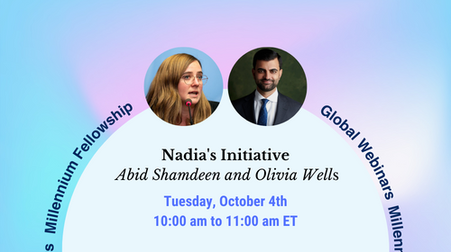 Global Webinar with Nadia's initiative