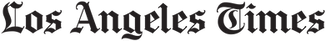 Los Angeles Times logo in black font.