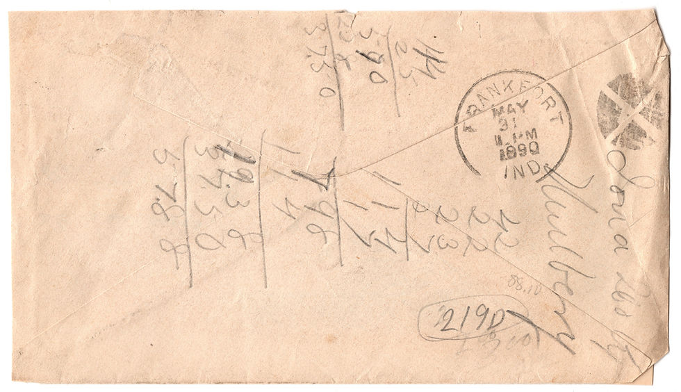 Thumbnail: #219D on cover - Indianapolis, IN - Duplexed ellipse - 1890