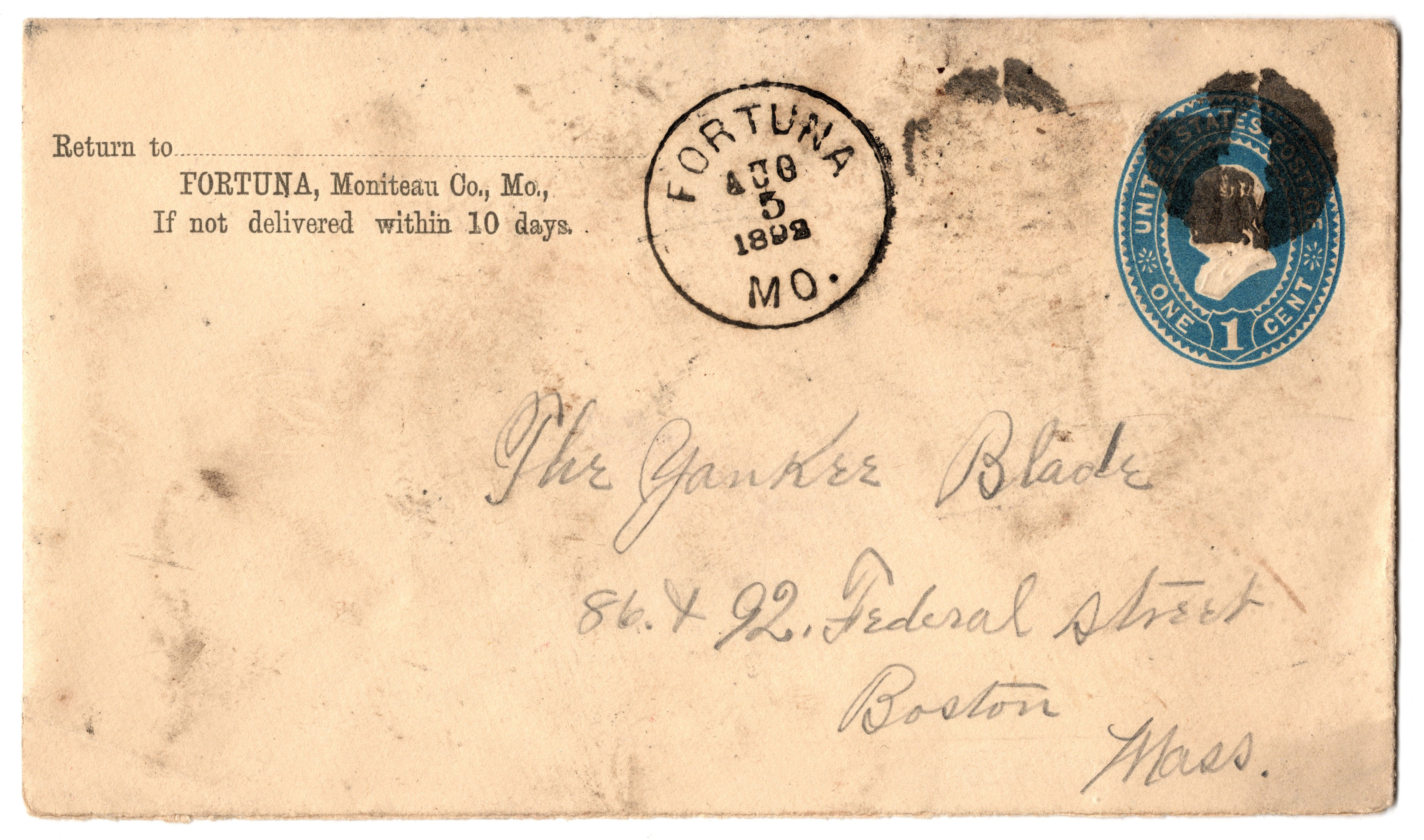 Fortuna, MO superb full-date CDS - 1892