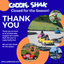Caddie Shak Closed for the Season