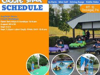 Last Round of Summer Fun- Final Schedule
