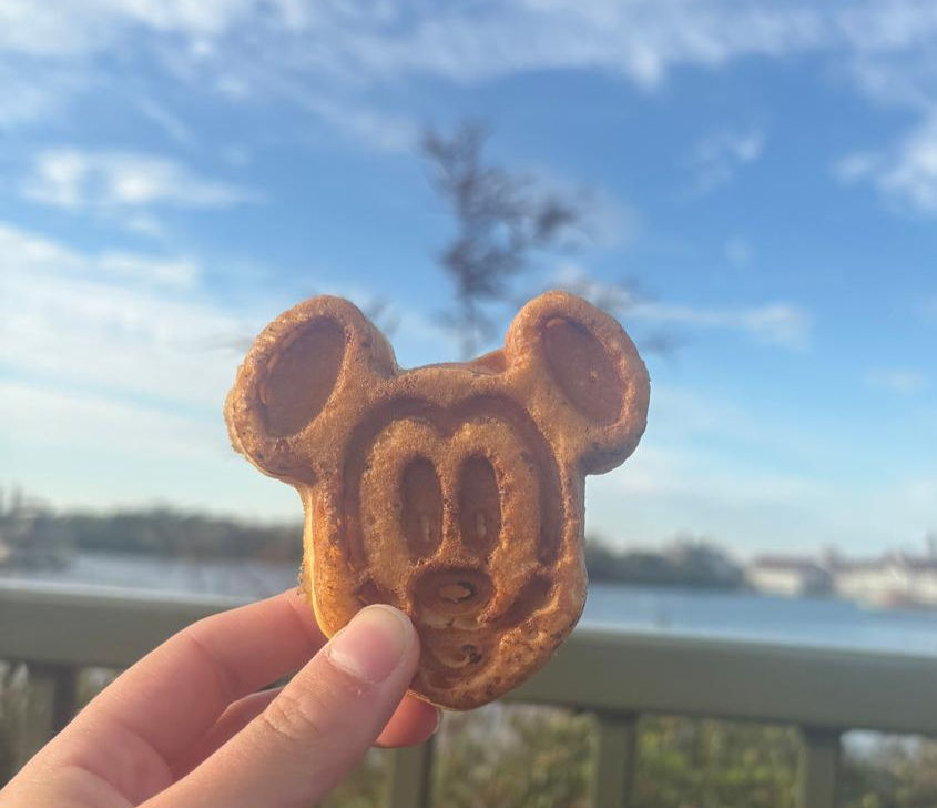 a gluten-free mickey waffle