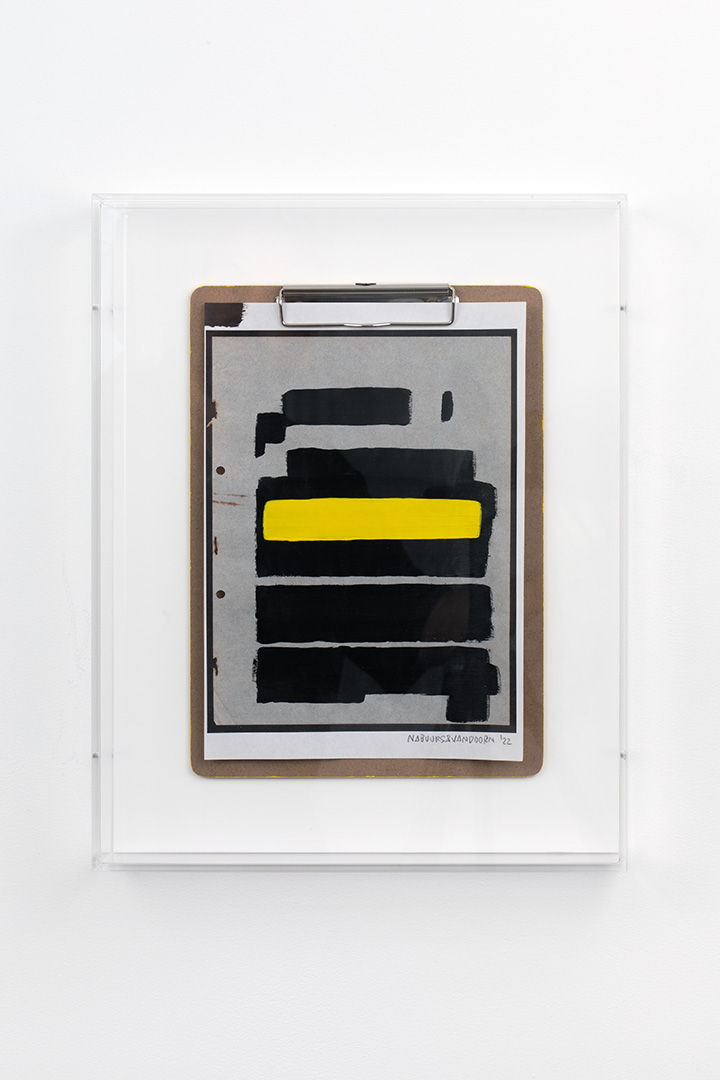 Abstract Resonance in Yellow, Frans Kasl Projects (NL), 2023 installation view Abstract Resonance