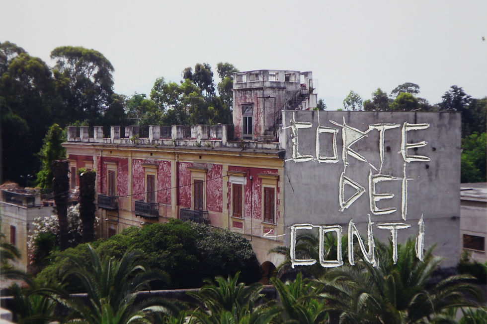 Text scratched into photograph of location search to find where to do the performance