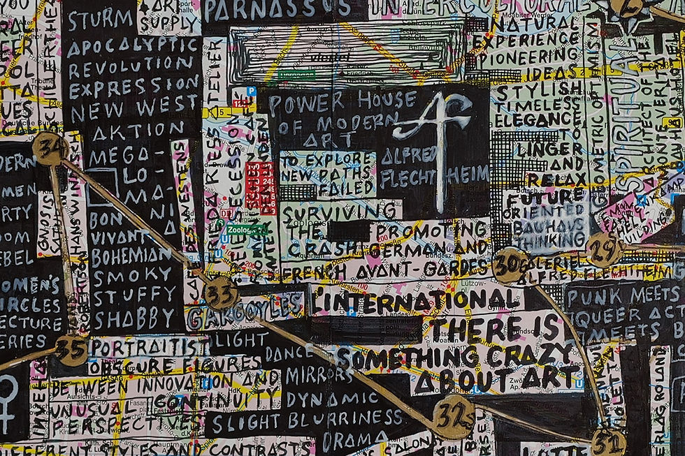 Detail of annotated map of Berlin by Nabuurs&VanDoorn