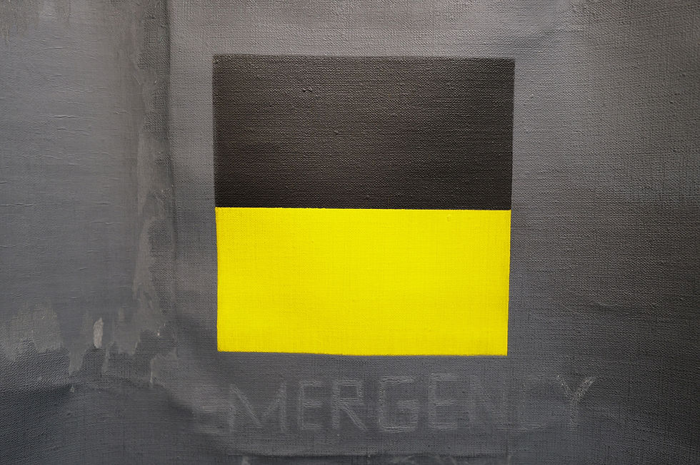 Detail scab painting, studio 18thstreet art center, 2026