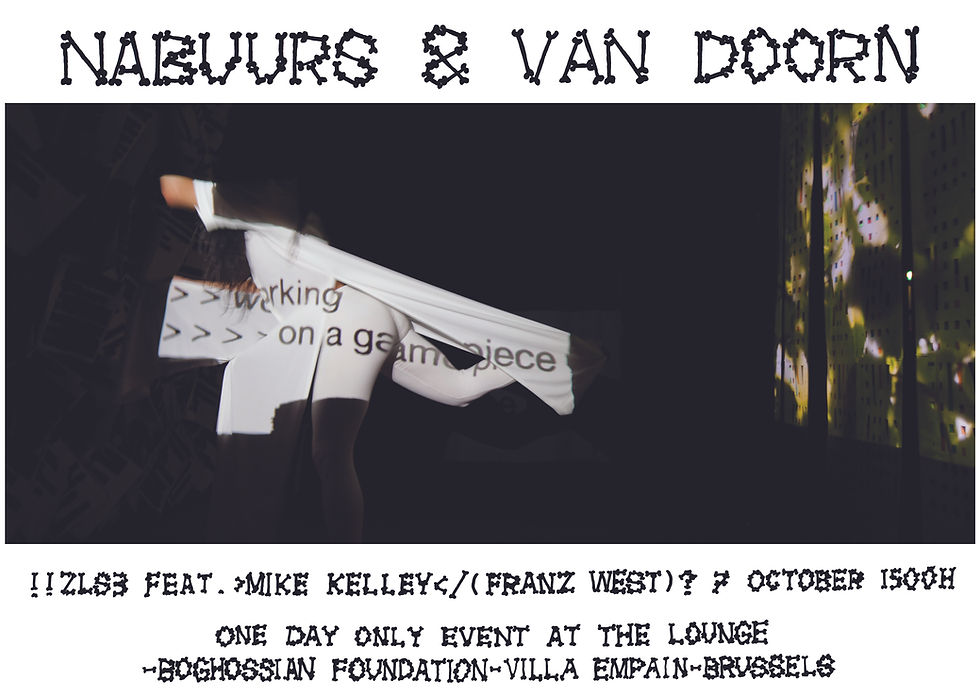 Poster of performance at Villa Empain Brussels