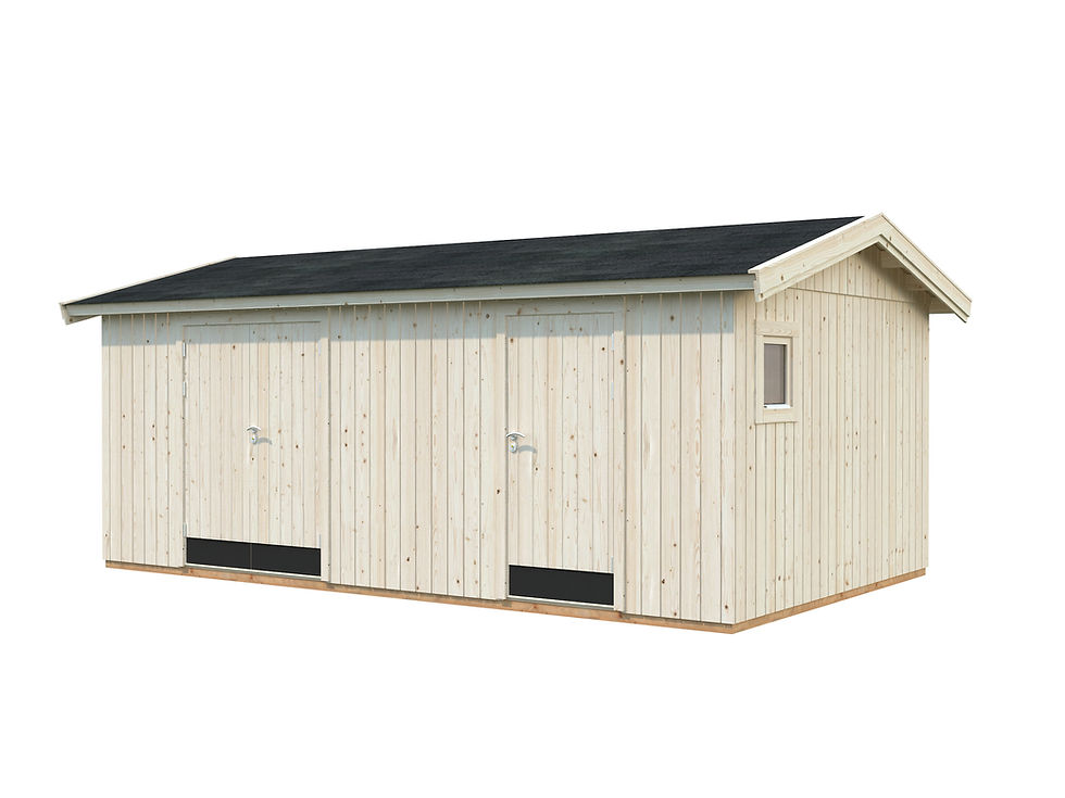 Miniatyrbild: Palmako Olaf trädgårdsförråd 16,9 m2