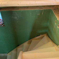 Flytta källartrapp i Eksjö - ny trappa på bättre plats