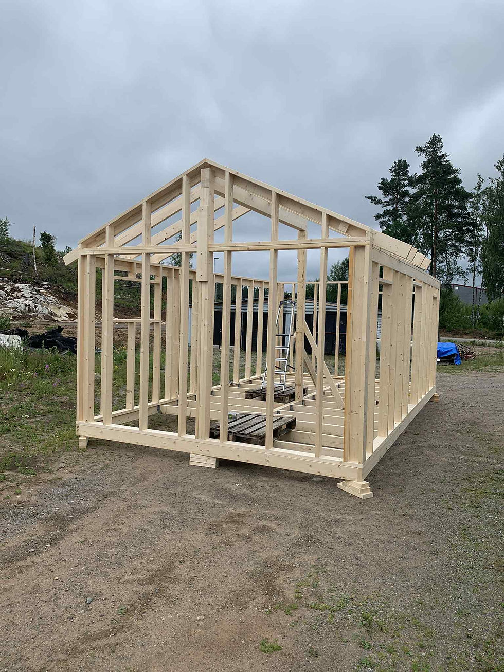 Attefallshus 7x4m JRW Bygg Eksjö/Jönköping