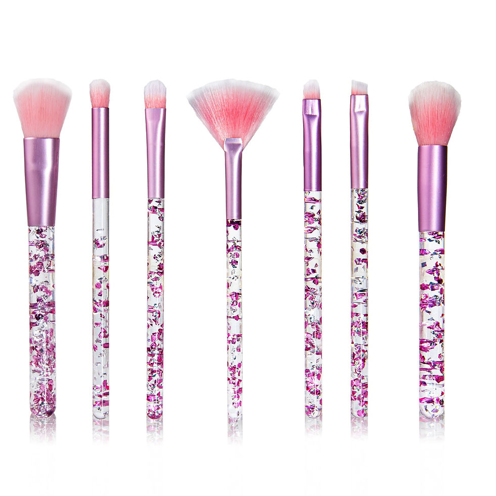 Miniatura: Set de brochas w201 (rosa y morado ) ( 12pzas)