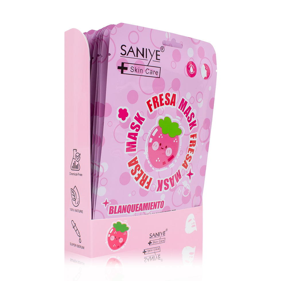 Miniatura: Mascarilla de fresa exfoliante R7023a (10 pzas)