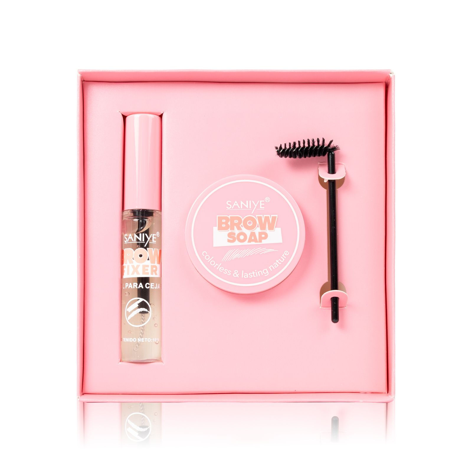 Set de Gel + jabón para cejas - T403 (12 Piezas)