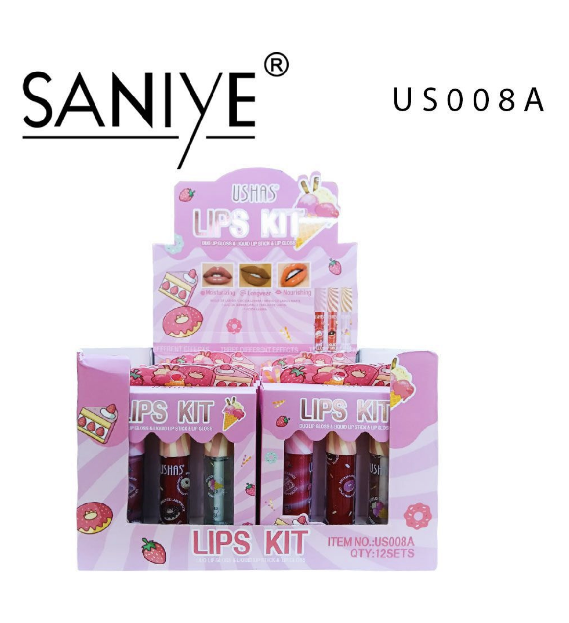 Set de labiales US008A (24piezas)