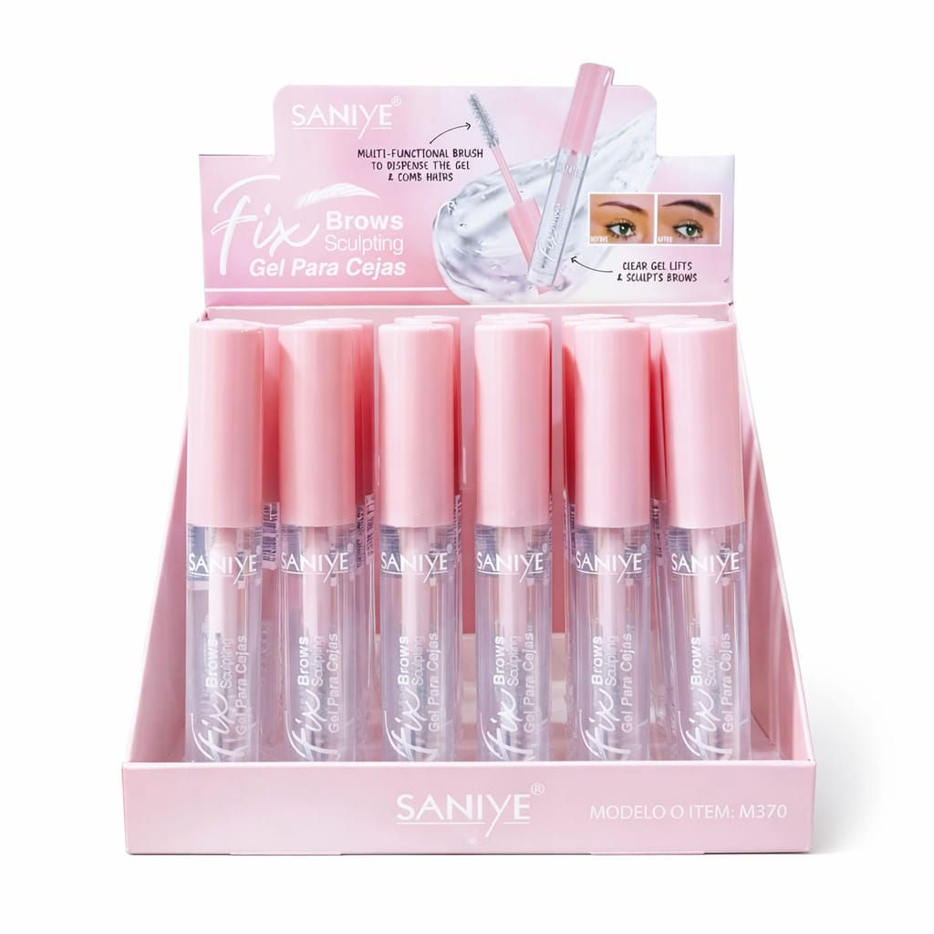 Gel para peinar y fijar cejas M370 (24 Piezas)