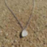 White Sea Glass and Tarnish Free, and Ocean Proof 316 Stainless Steel Necklace | From seaformstudio.com.au