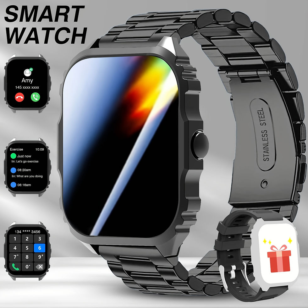 Thumbnail: Stylish and Cool Smartwatch with Wireless Calling/dialing Function, Featuring Mu